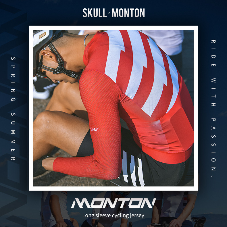 long sleeve summer cycling jersey