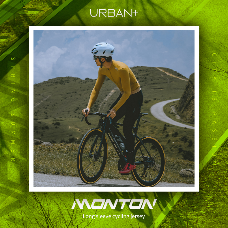 spring long sleeve cycling jersey
