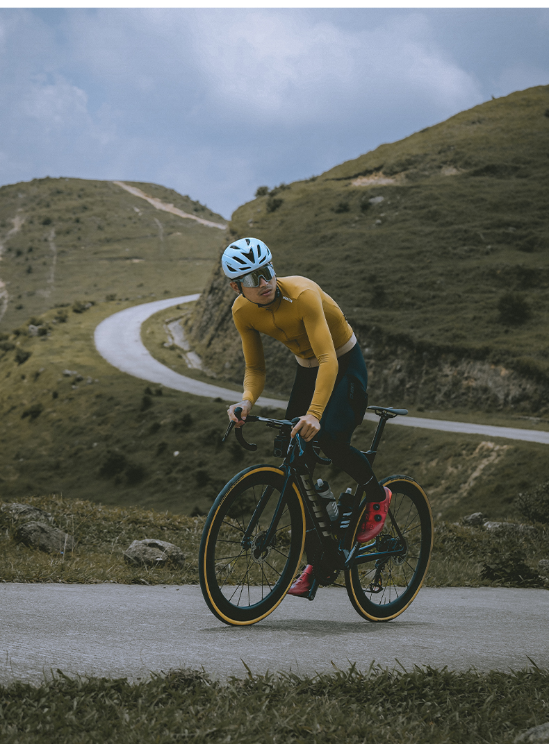 mens long sleeve cycling jersey