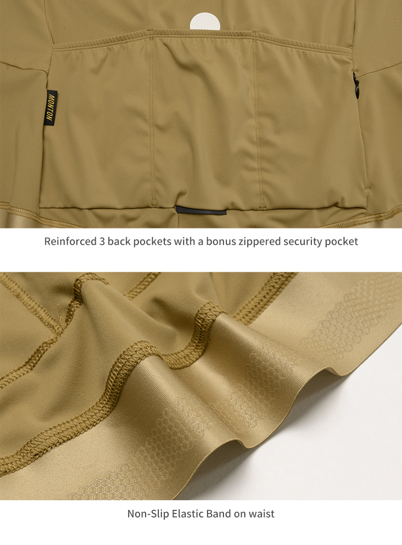 3 back pockets with a bonus zippered security pocket