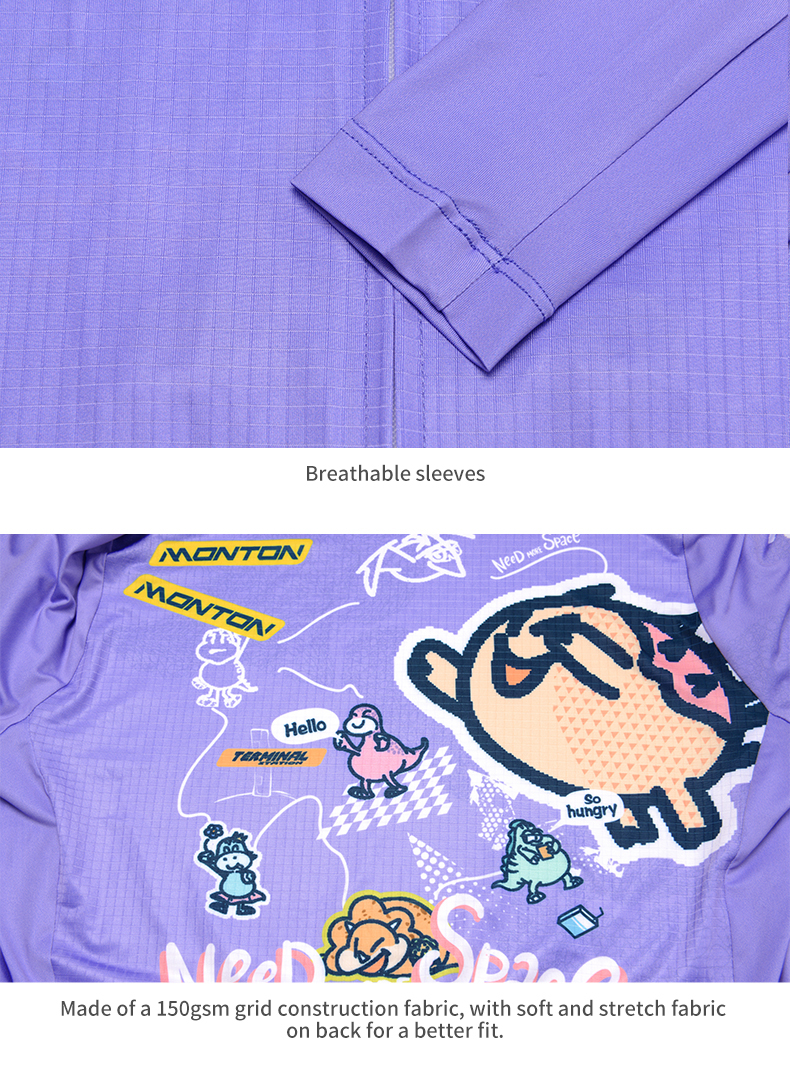 sleeves and waistband