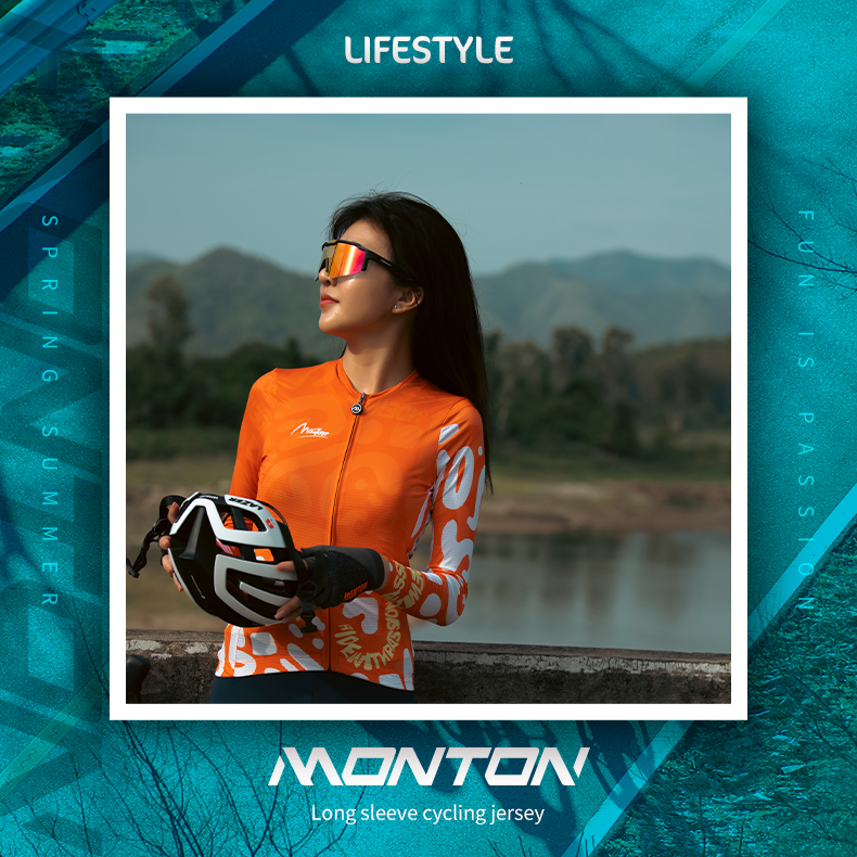 women's long sleeve bike jersey