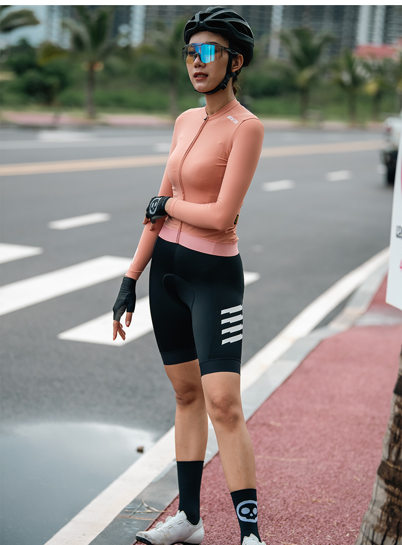 long sleeve bike jersey womens