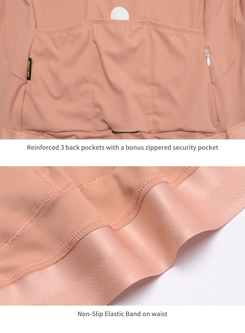 3 back pockets with a bonus zippered security pocket