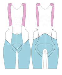 cycling bib shorts template
