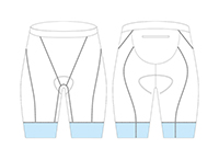tri shorts template