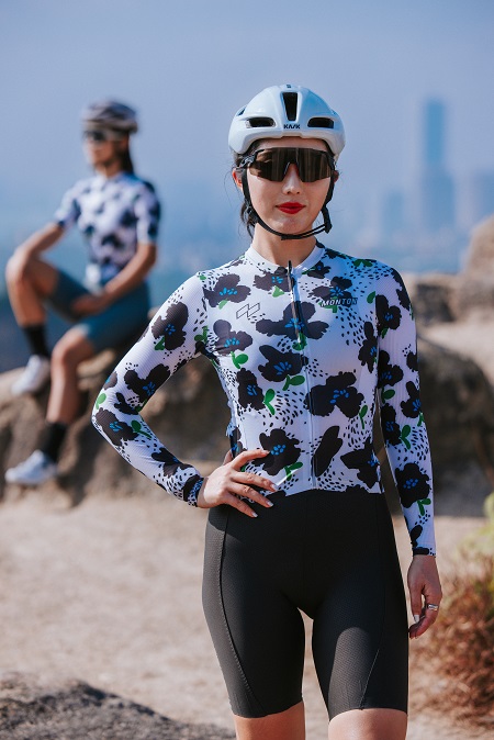flower cycling jersey