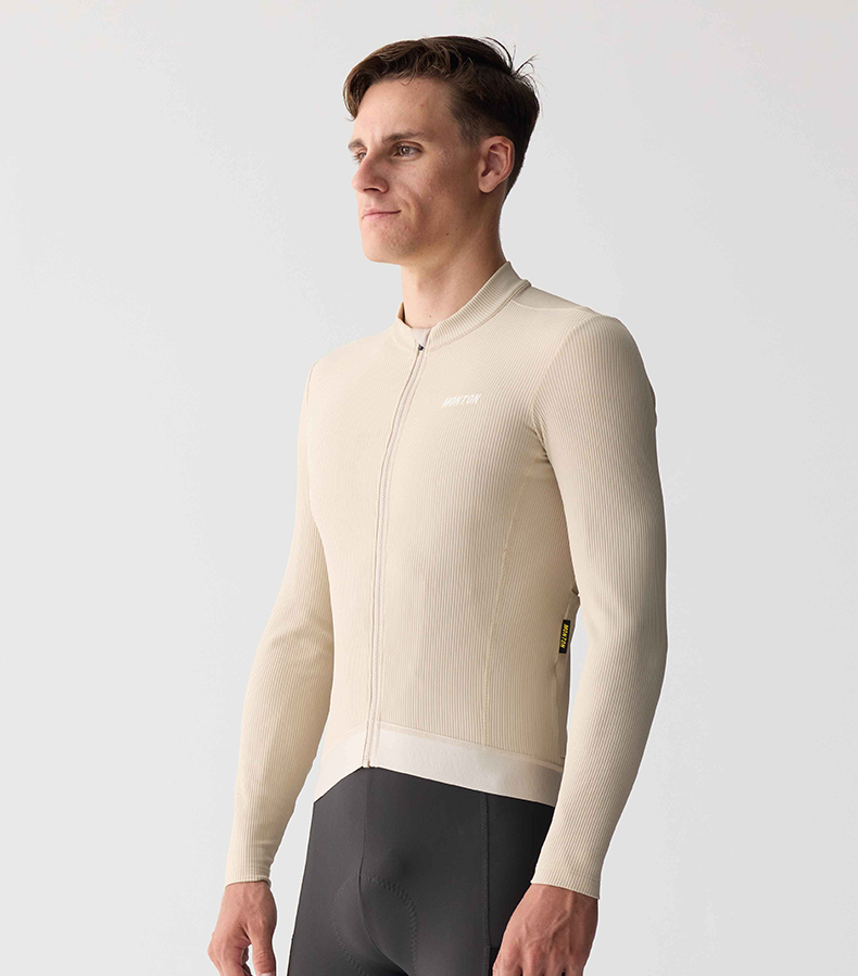 thermal long sleeve cycling jersey