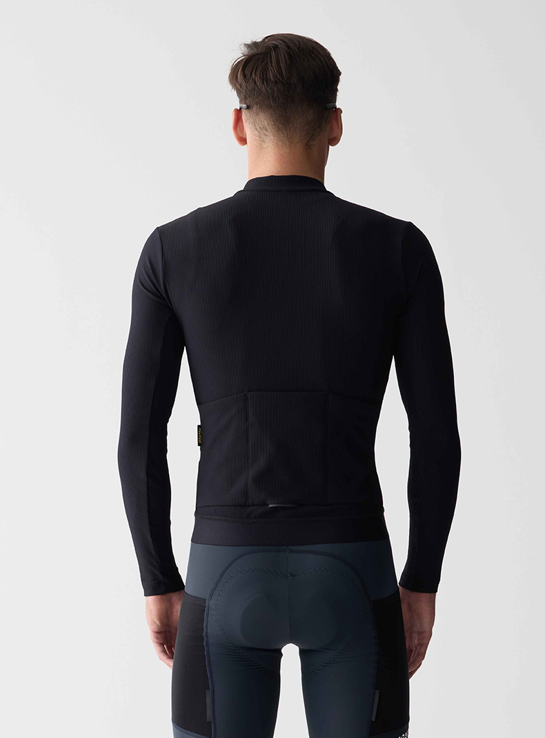 men's long sleeve thermal cycling jersey