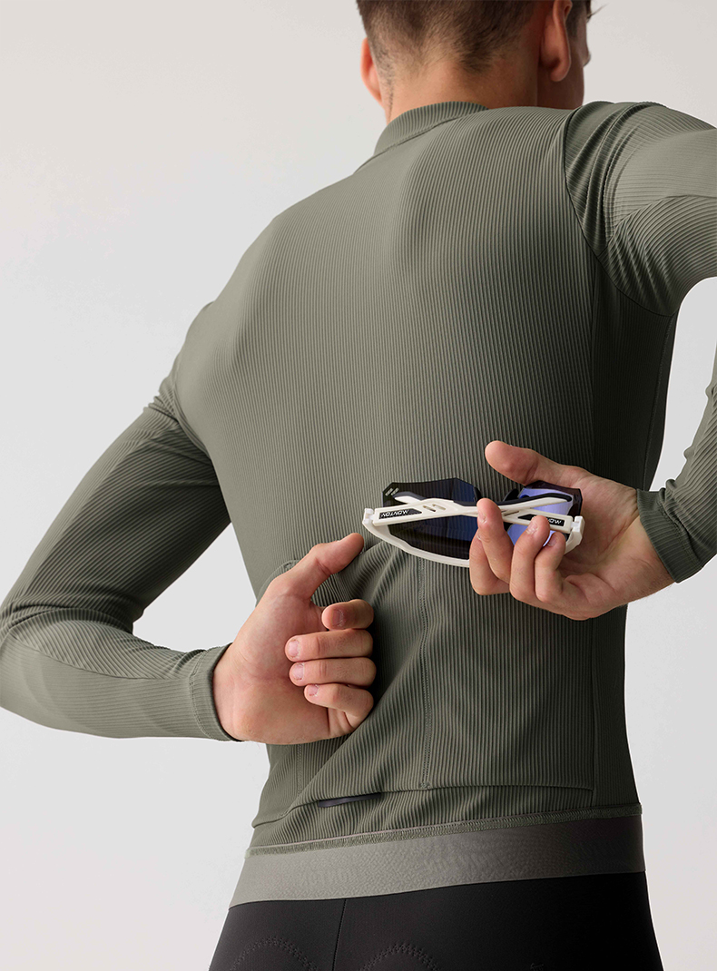 men's long sleeve thermal cycling jersey