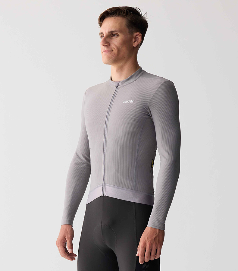 thermal long sleeve cycling jersey