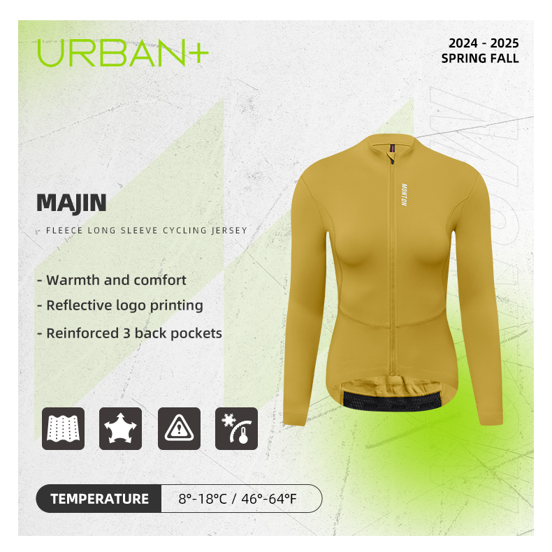 long sleeve thermal cycling jersey