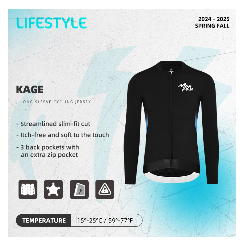 long sleeve cycling jersey