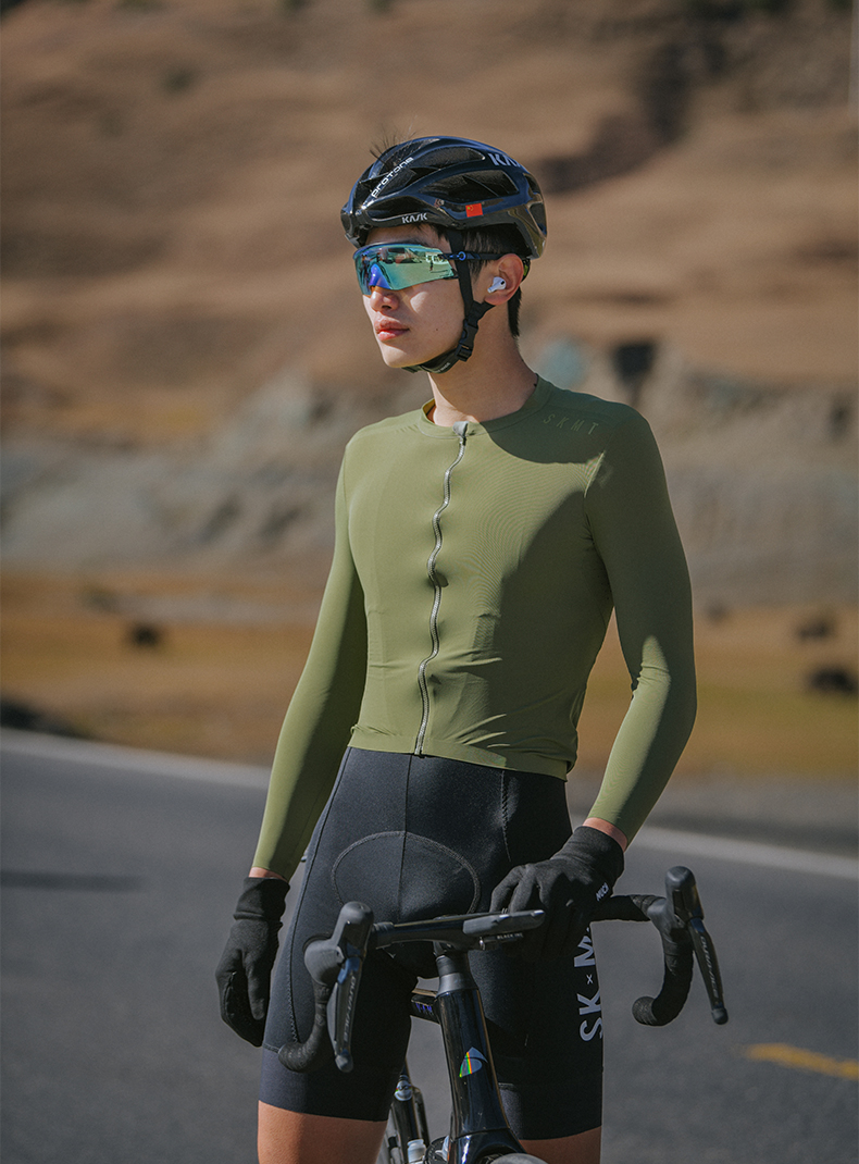 lightweight long sleeve cycling jersey