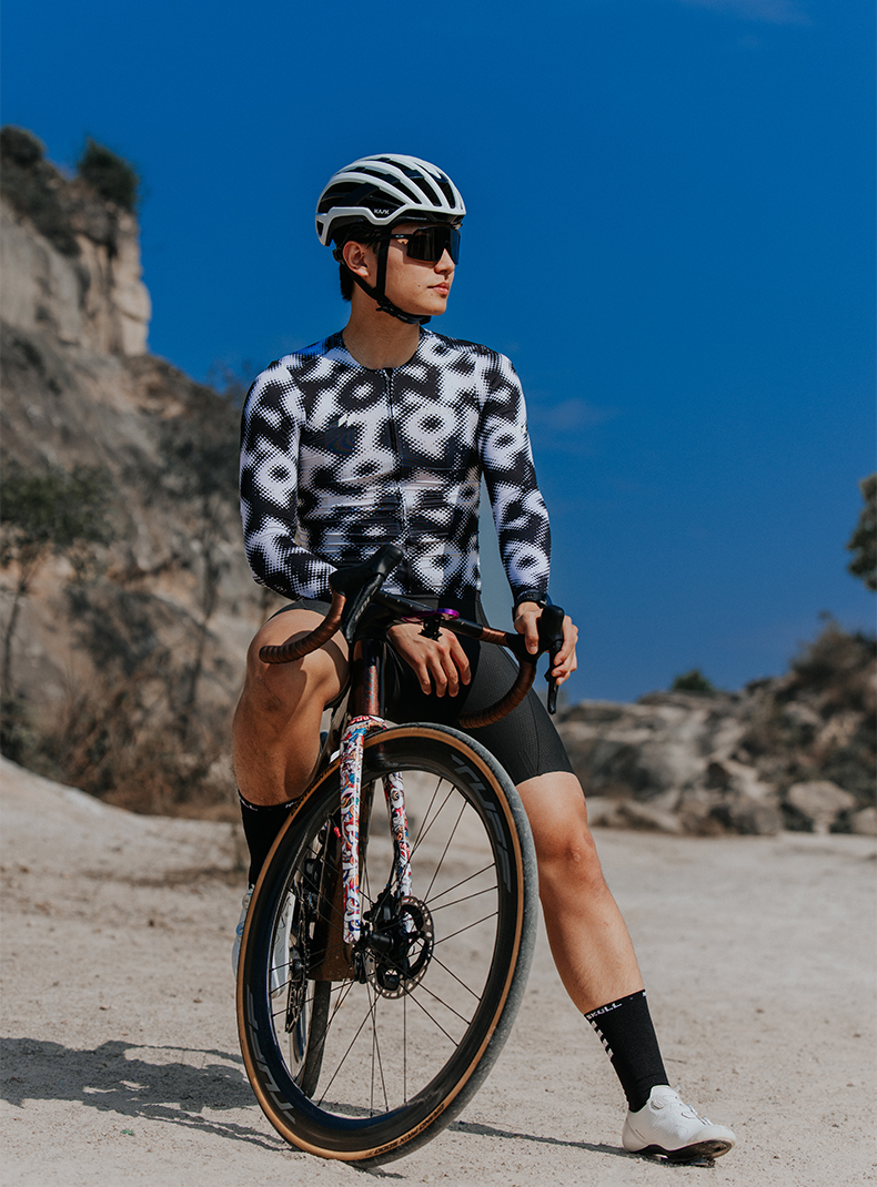 lightweight long sleeve cycling jersey