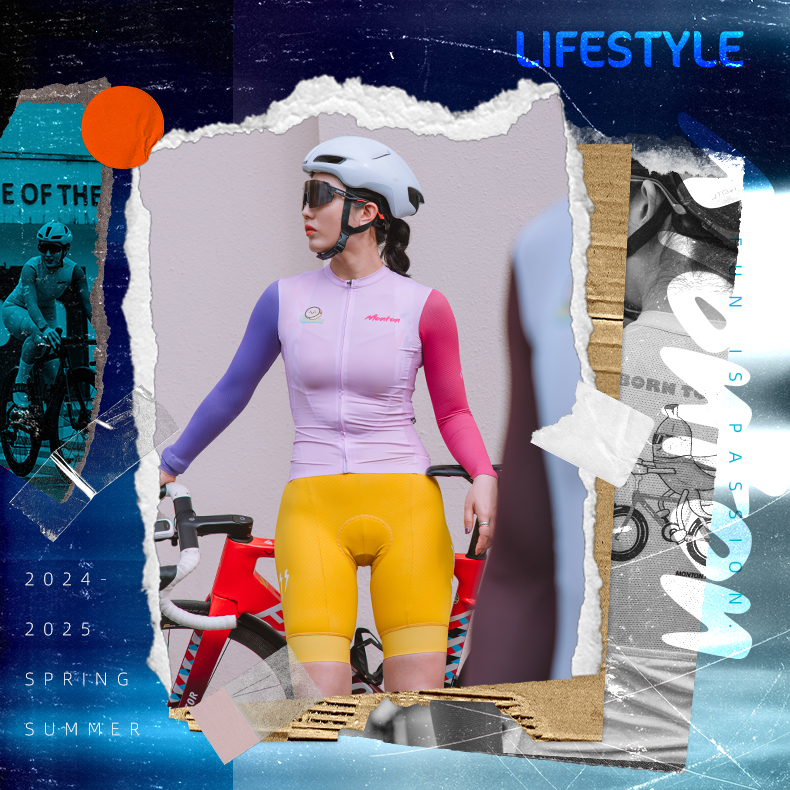 womens long sleeve cycling jersey