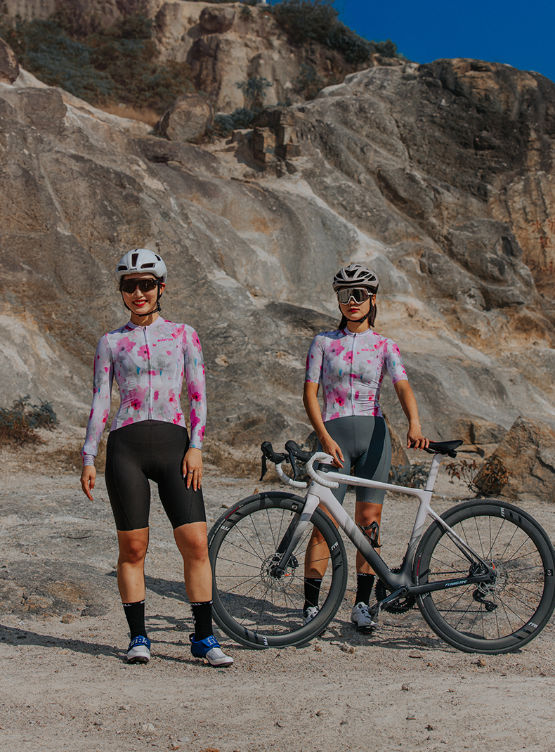 long sleeve cycling jersey womens
