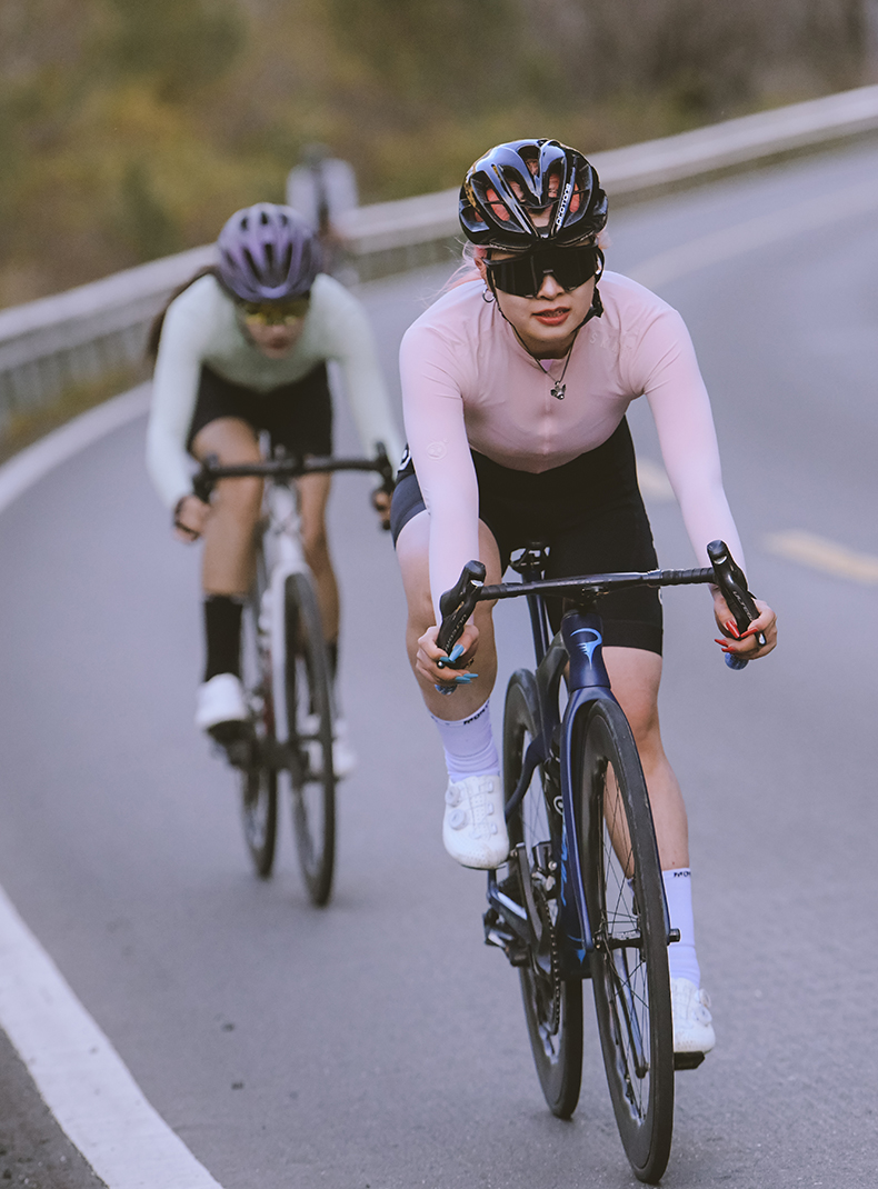 women's long sleeve cycling jersey