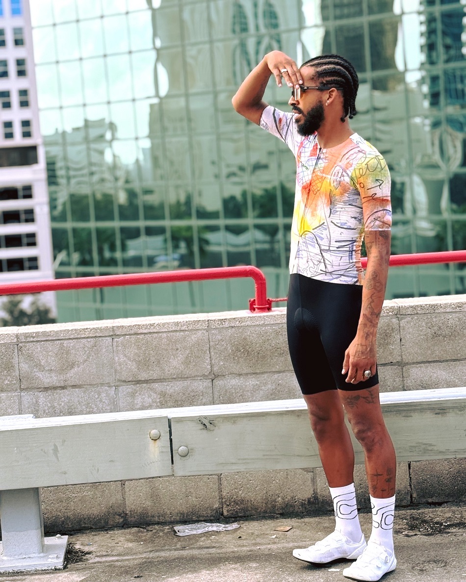 Monton x Keepgoingbybee cycling jersey
