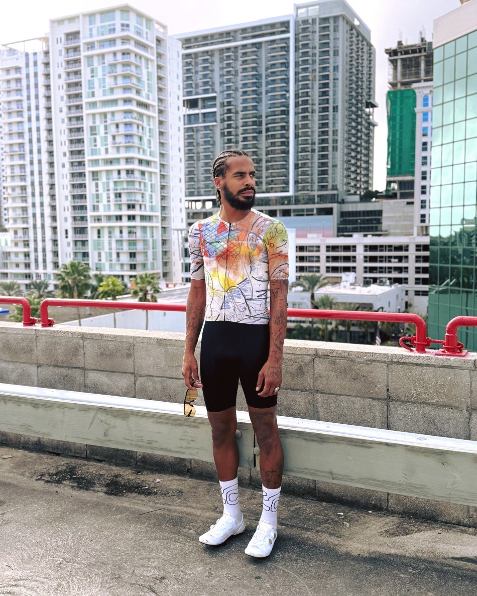 Monton x Keepgoingbybee cycling jersey