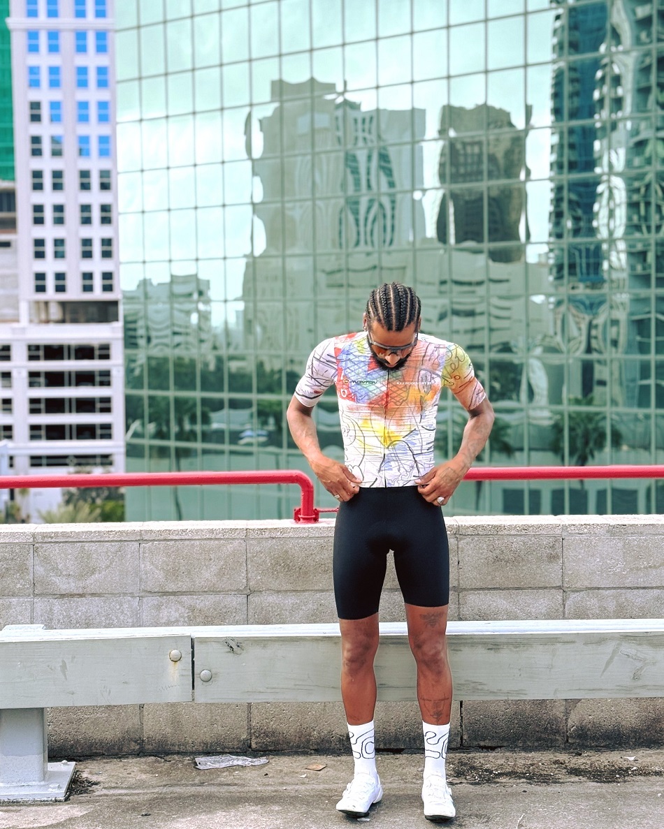 Monton x Keepgoingbybee cycling jersey