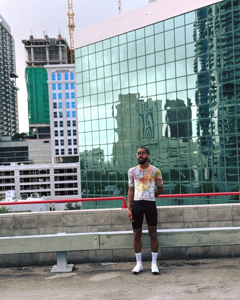 Monton x Keepgoingbybee cycling jersey