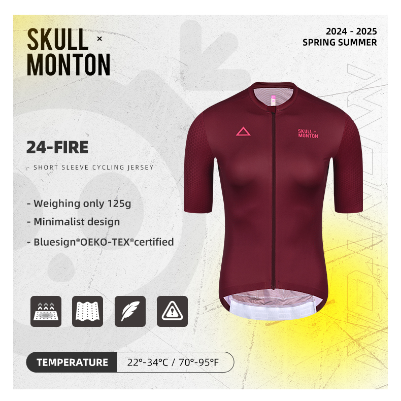 cycling jersey red