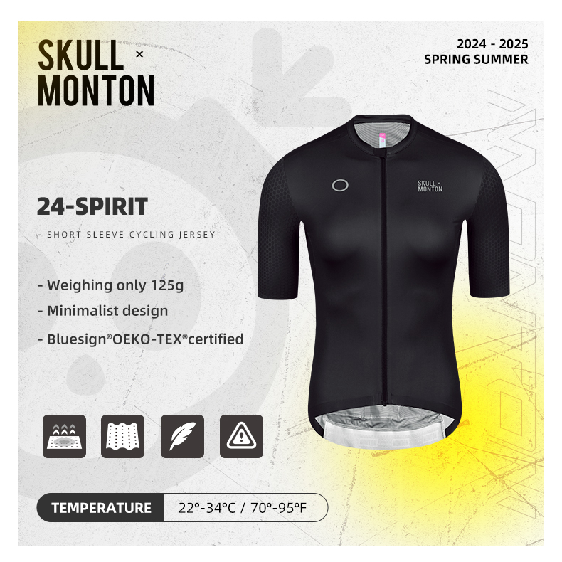 cycling jersey black