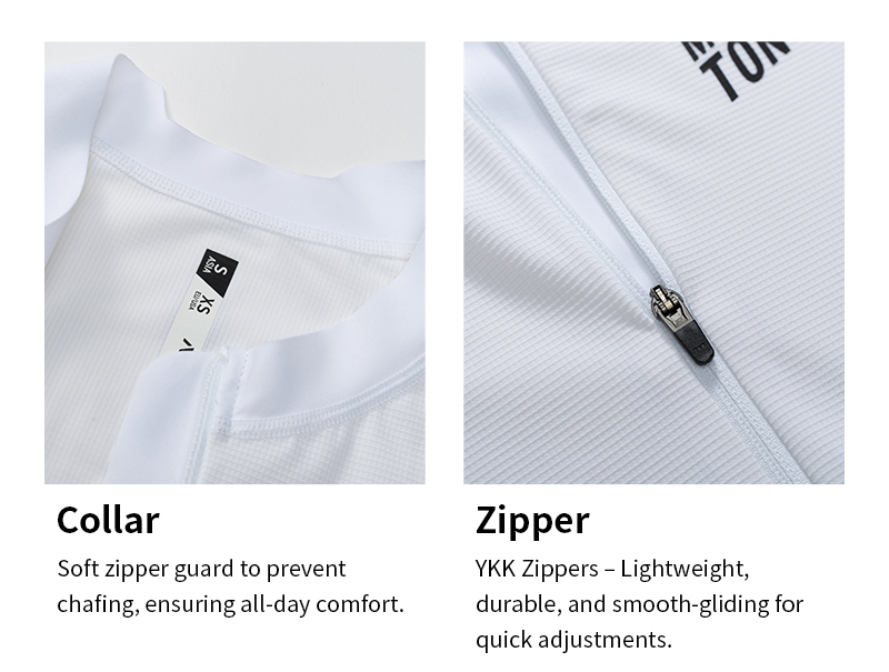 collar and zipper