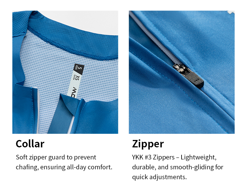collar and zipper