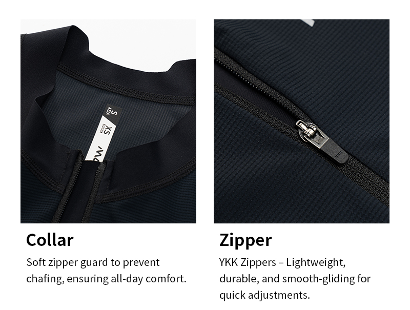 collar and zipper