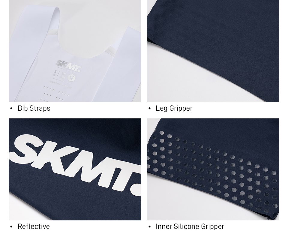 bib straps, leg gripper