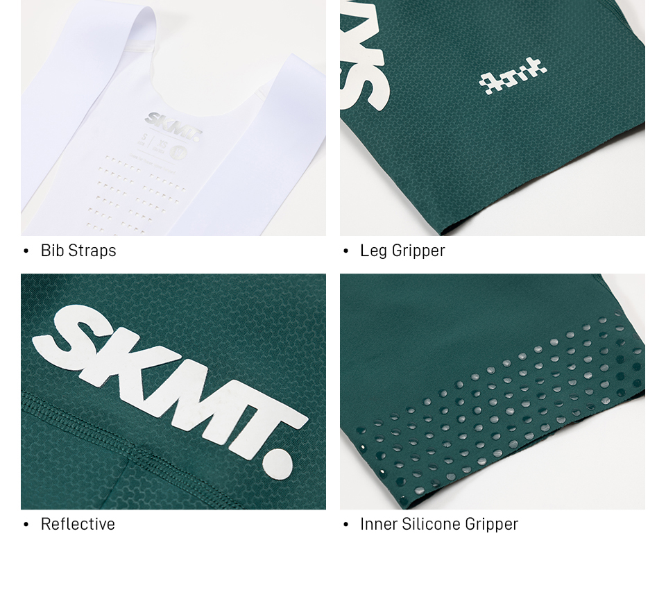 bib straps, leg gripper