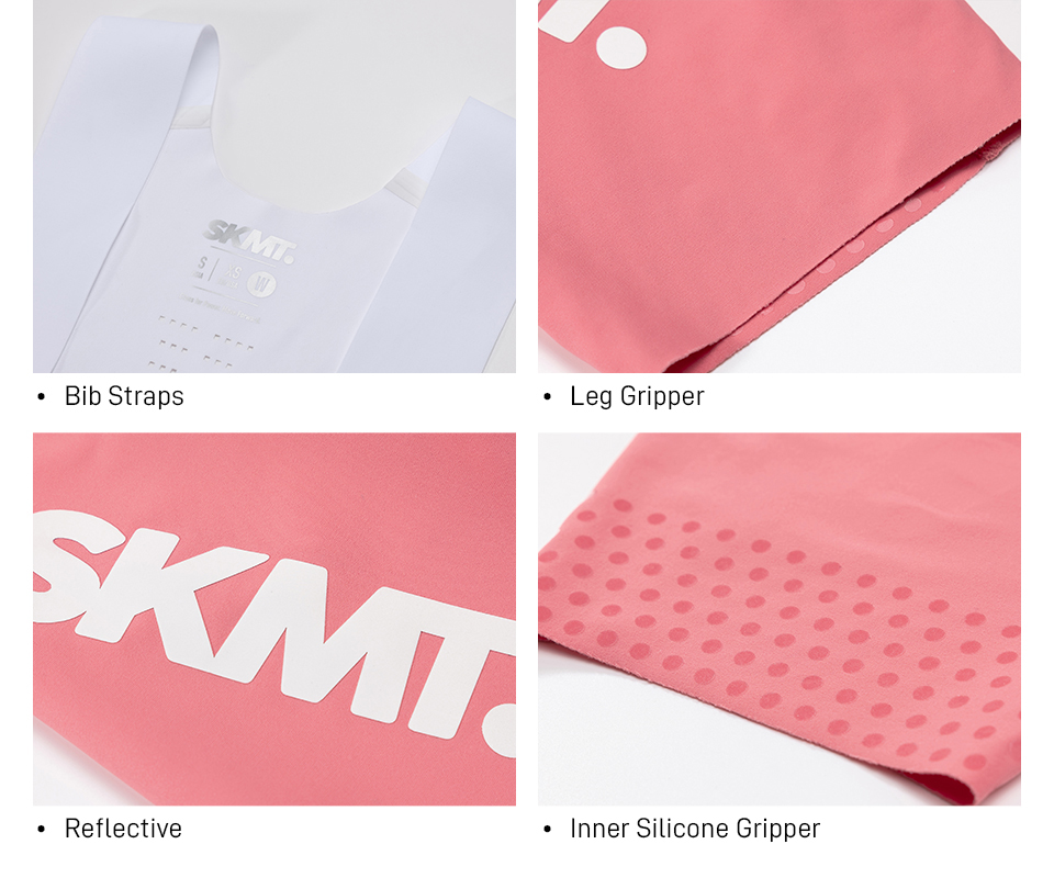 bib straps, leg gripper