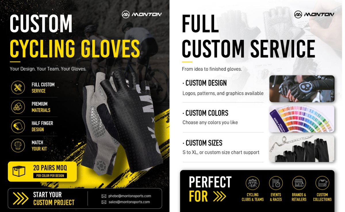 Custom Cycling Gloves