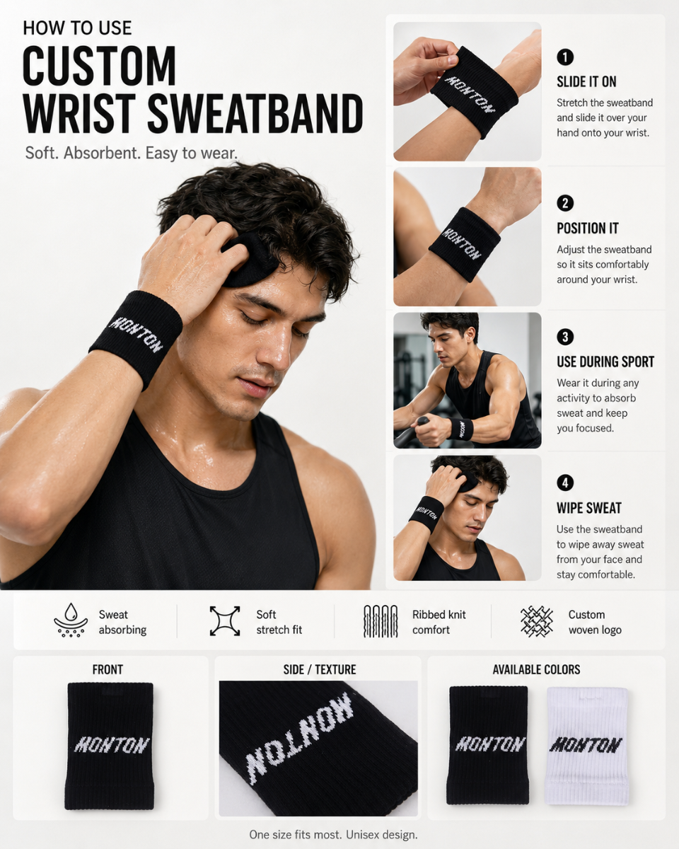 how to use Wrist Sweatbands