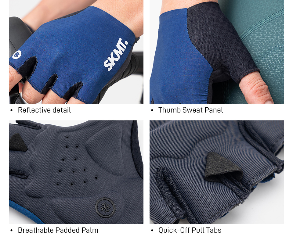 Padded palm, reflective details
