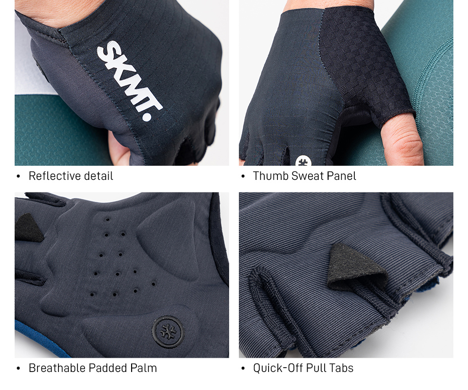Padded palm, reflective details