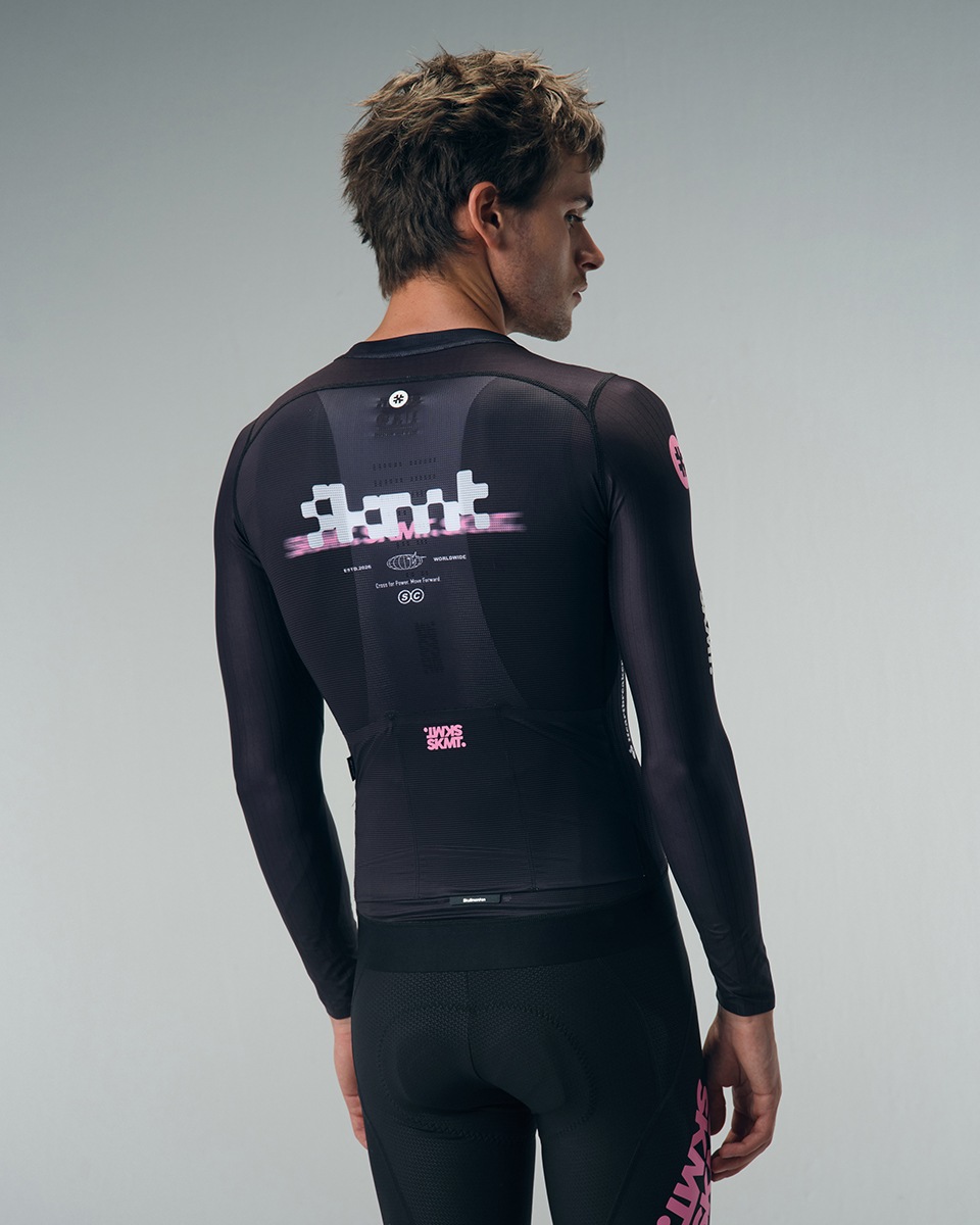 mens long sleeve cycling jersey