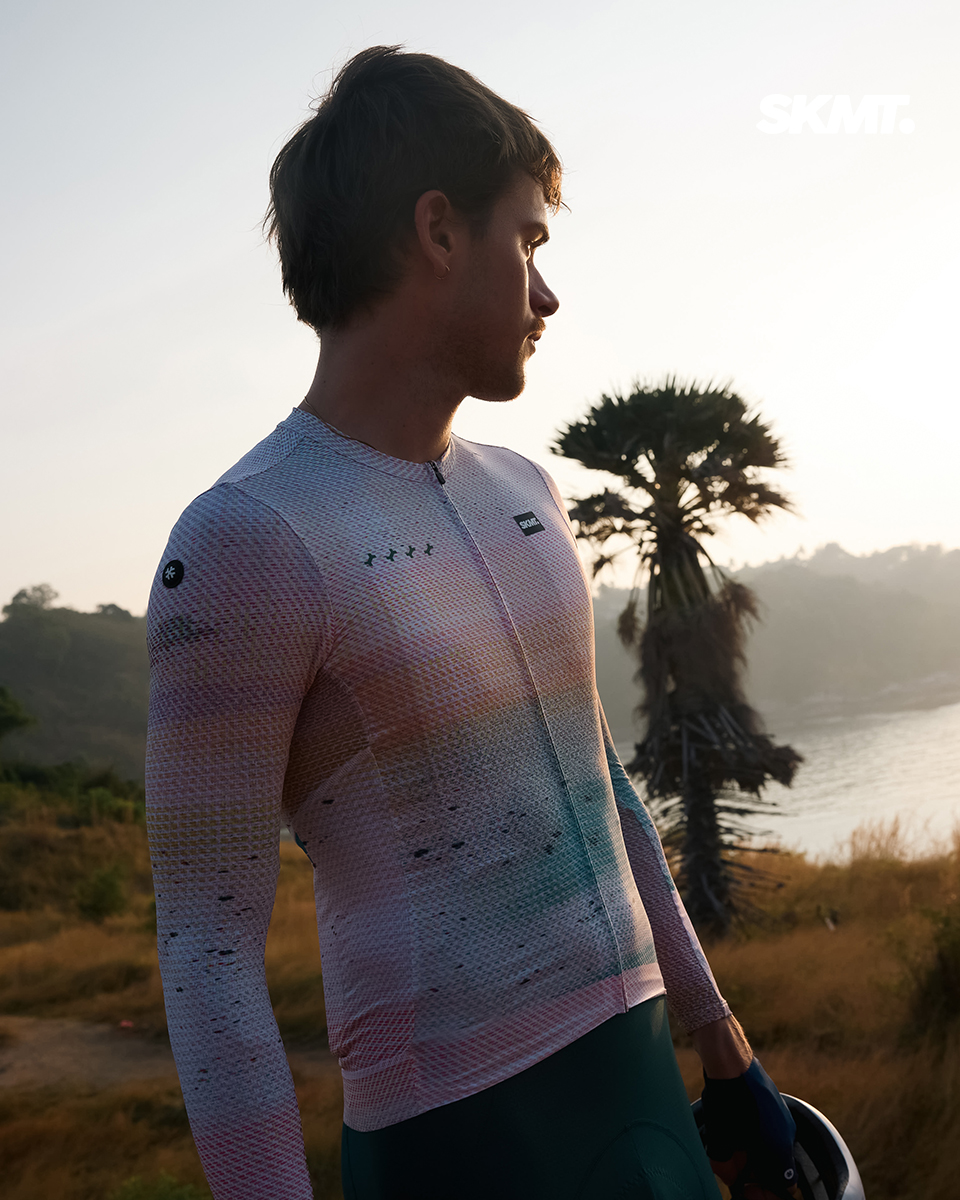 summer long sleeve cycling jersey