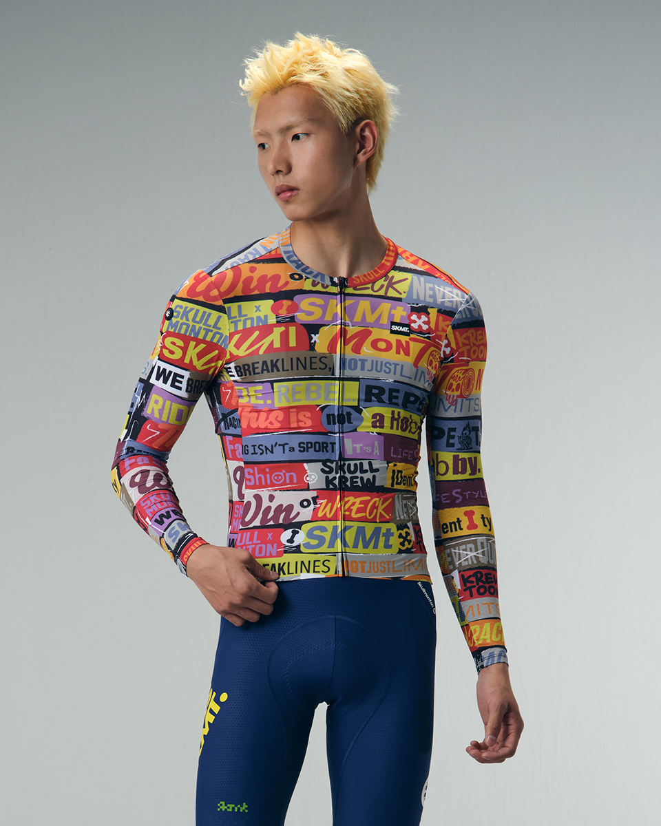 mens long sleeve cycling jersey