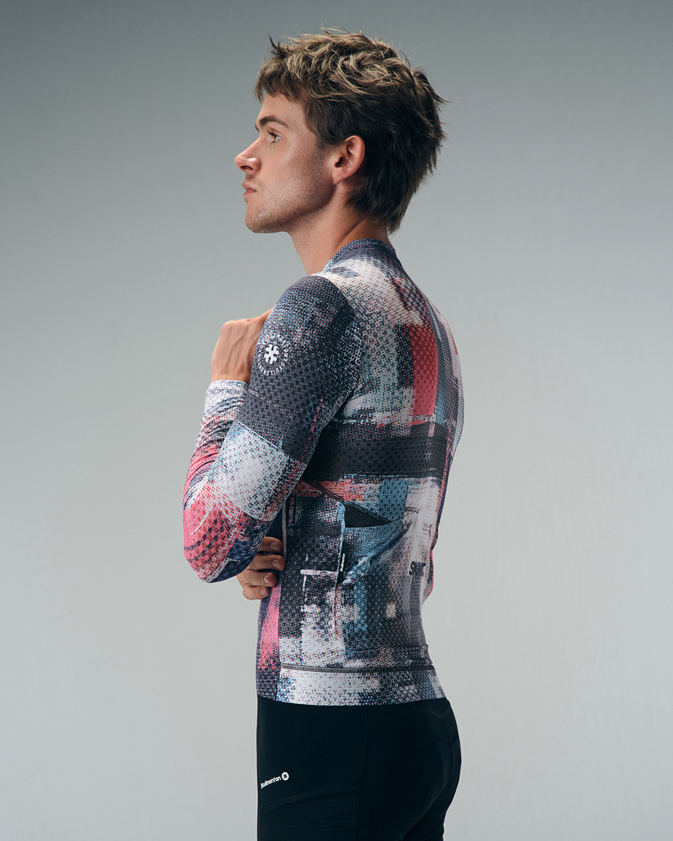 mens long sleeve cycling jersey