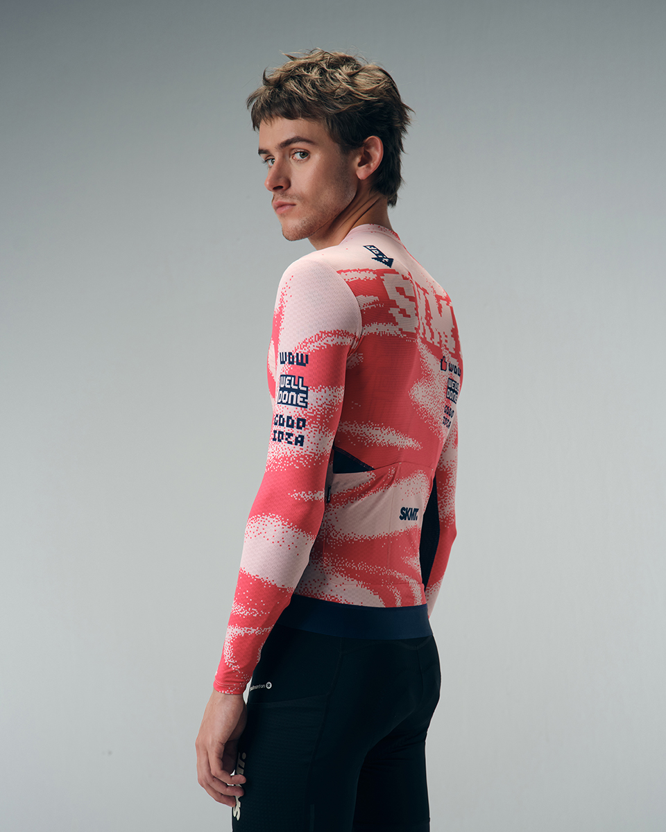 mens long sleeve cycling jersey
