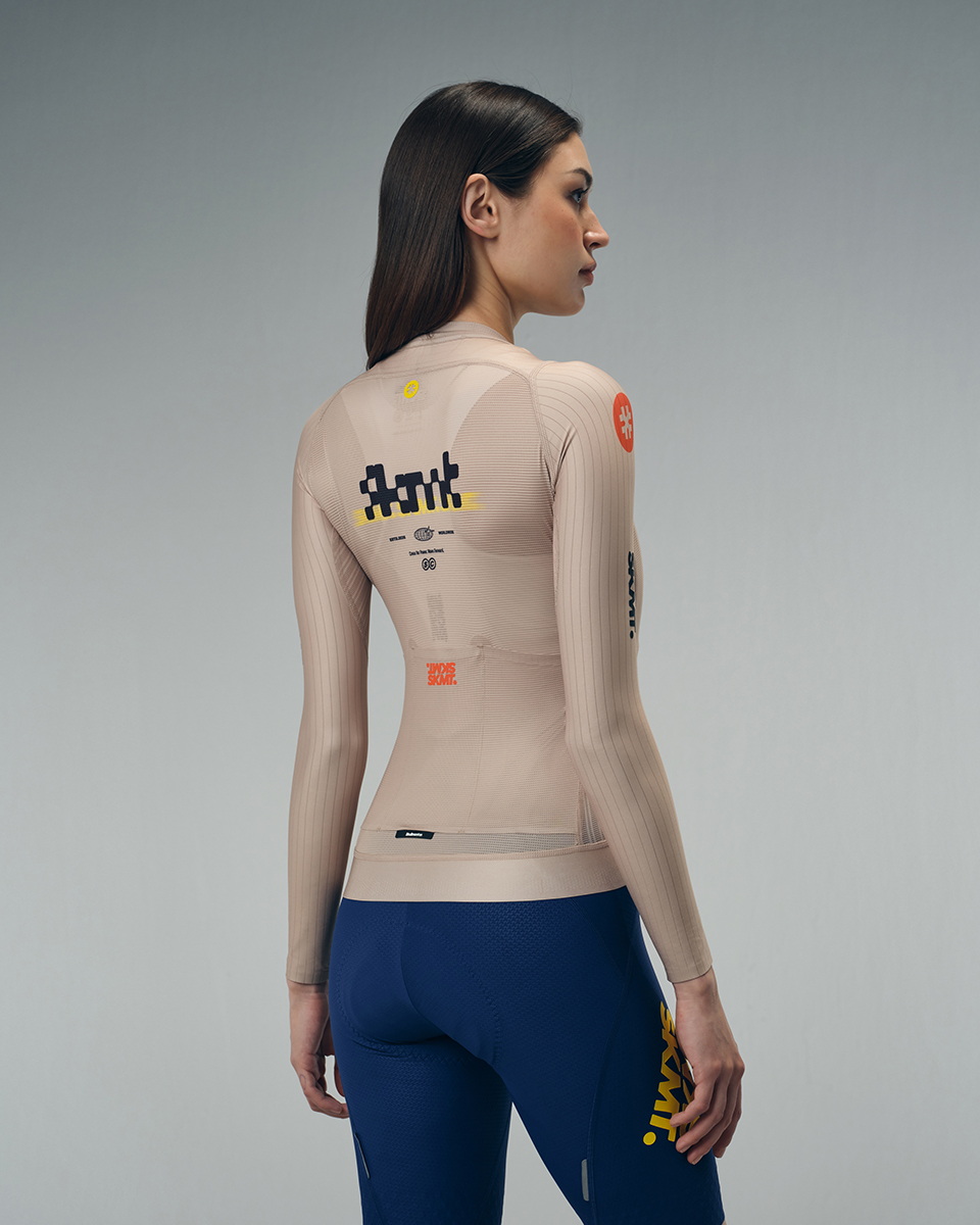 womens long sleeve cycling jersey