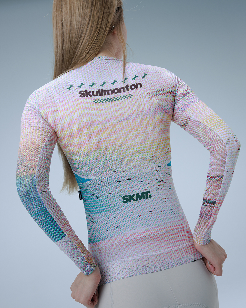 womens long sleeve cycling jersey