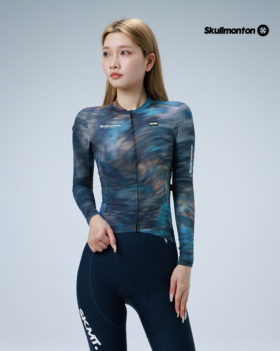 long sleeve summer cycling jersey