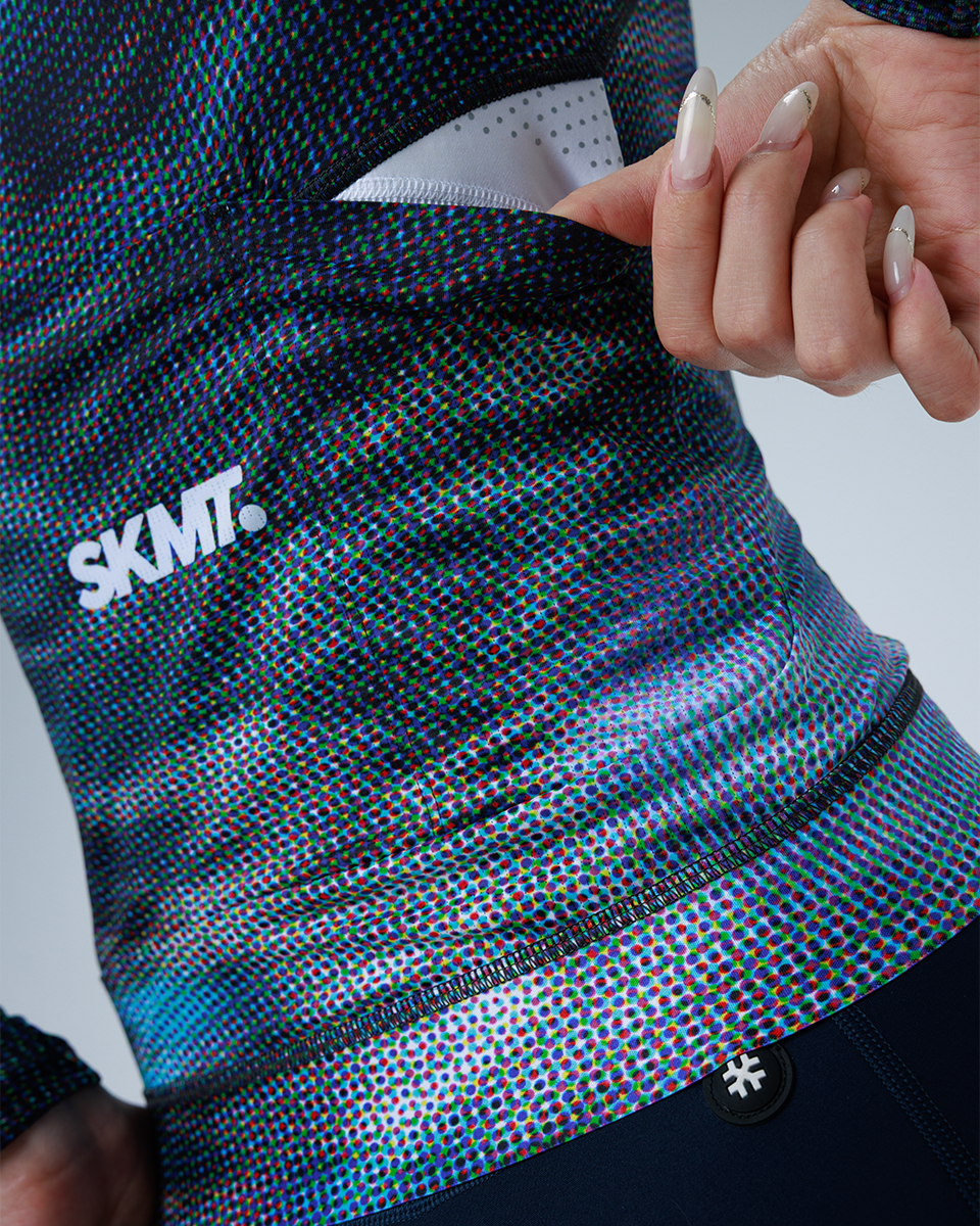 womens long sleeve cycling jersey