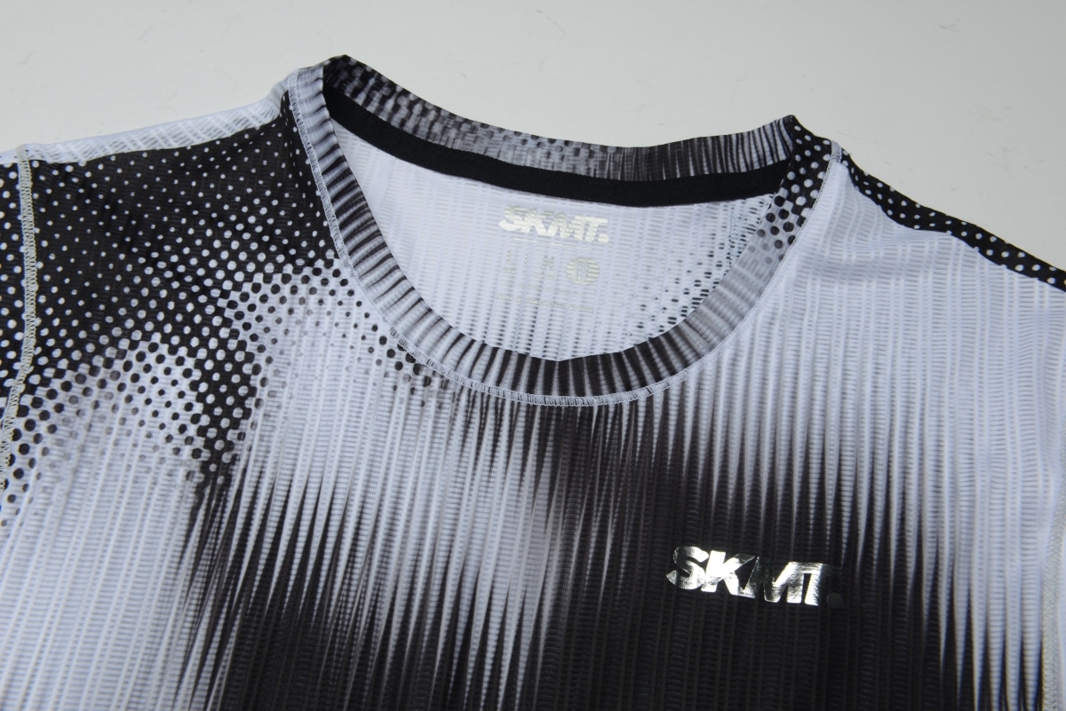 crew neckline, and logo detail