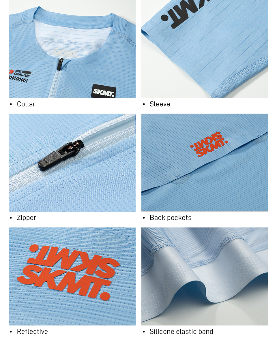 collar, sleeve, zipper, back pockets, waist band