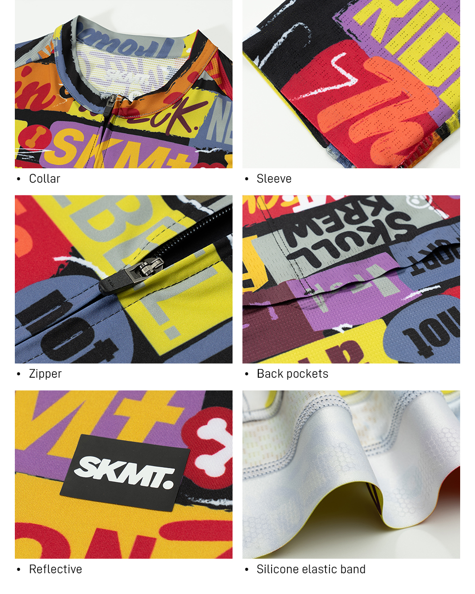 collar, sleeve, zipper, back pockets, waist band